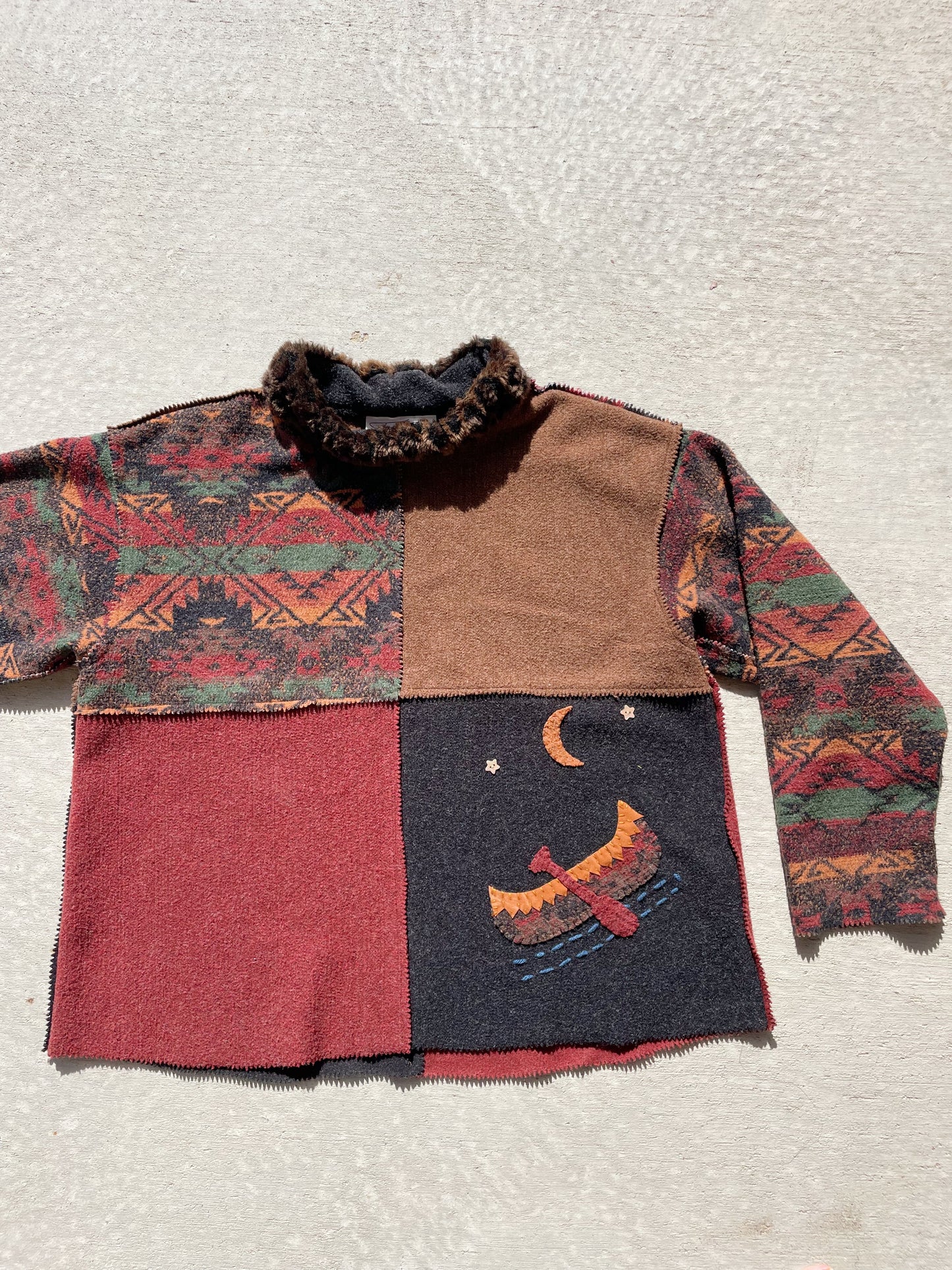 Vintage Tasha Polizzi Canoe Pullover (L/XL)