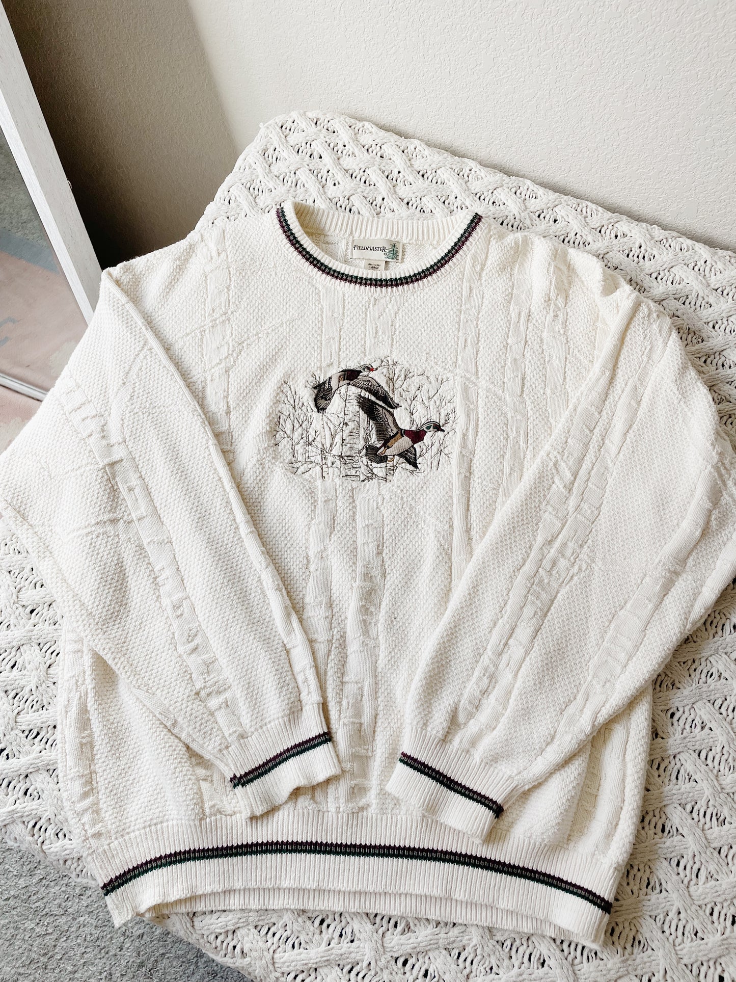 Vintage Ducks Sweater (L)