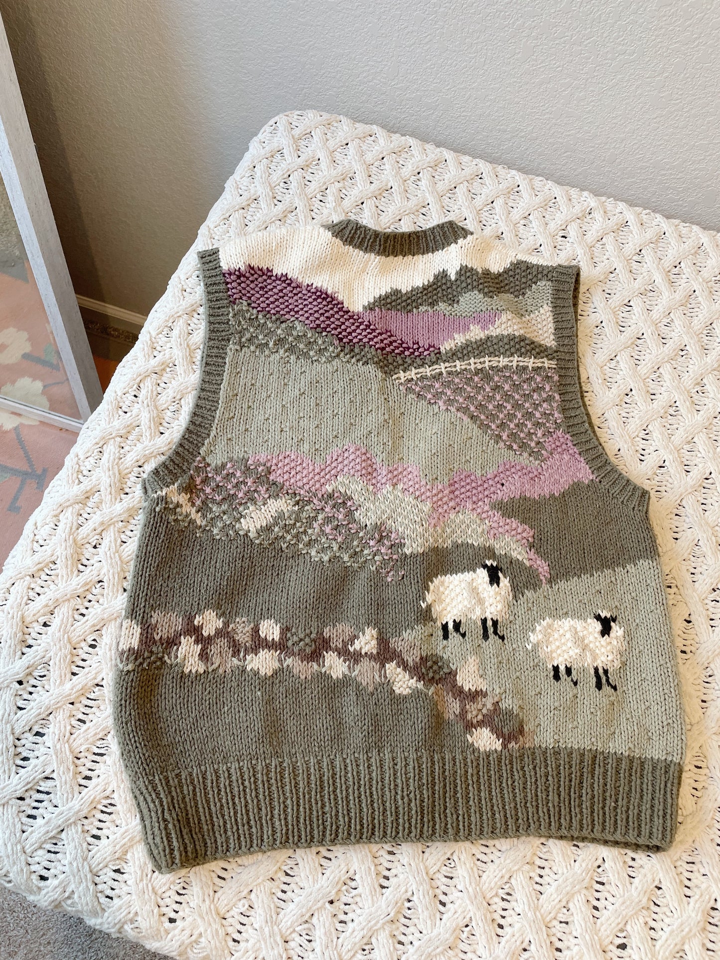 Vintage Lamb Vest (M)