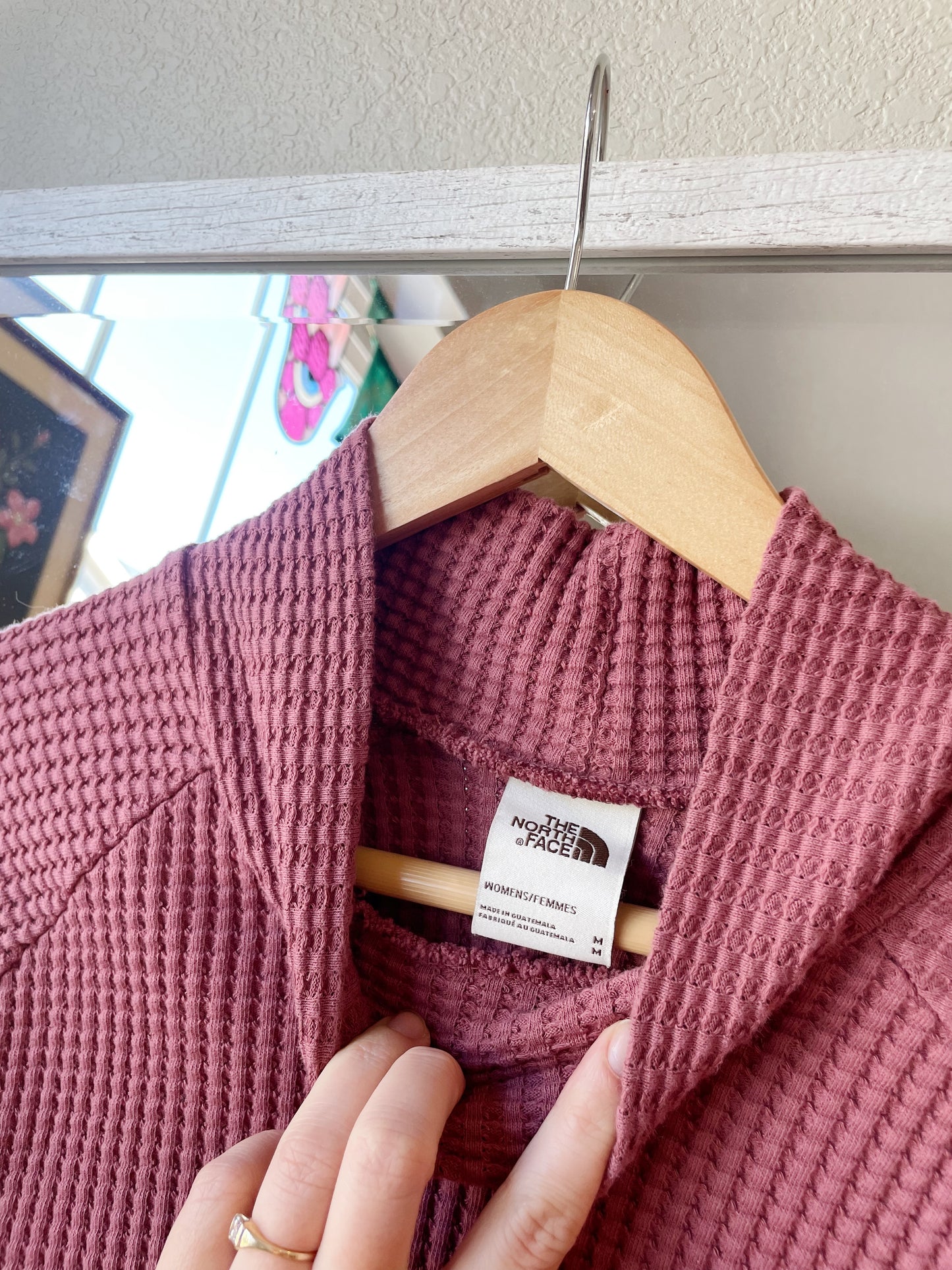 The North Face Waffle Knit Pullover (Women's M)