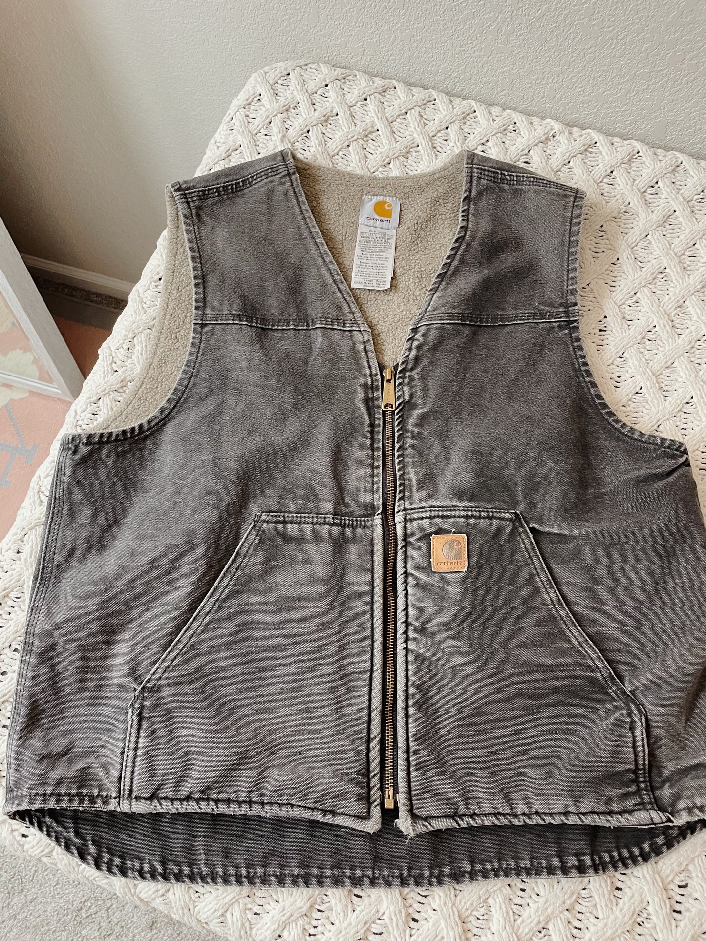 Carhartt Sherpa Lined Vest (L)