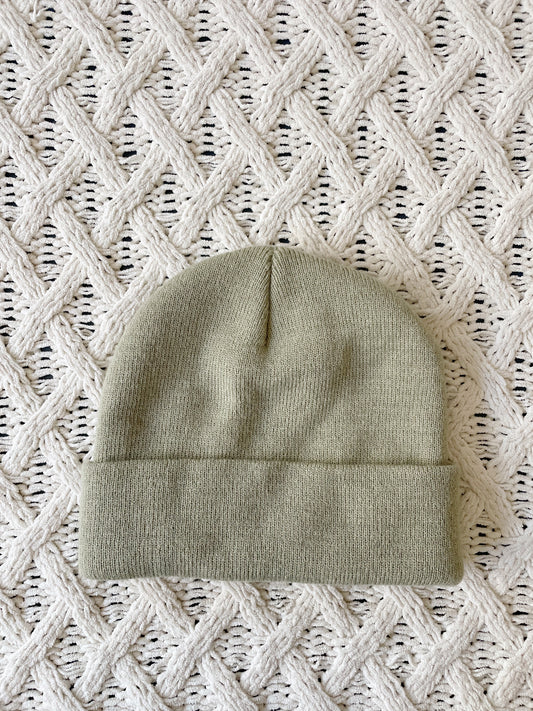 Matcha Green Beanie