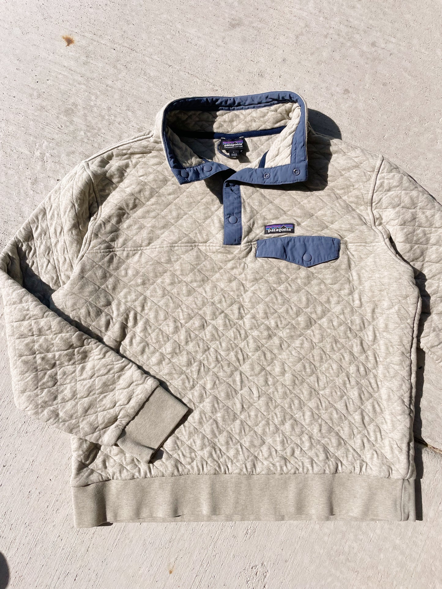 Patagonia Quilted Snap Pullover (L)