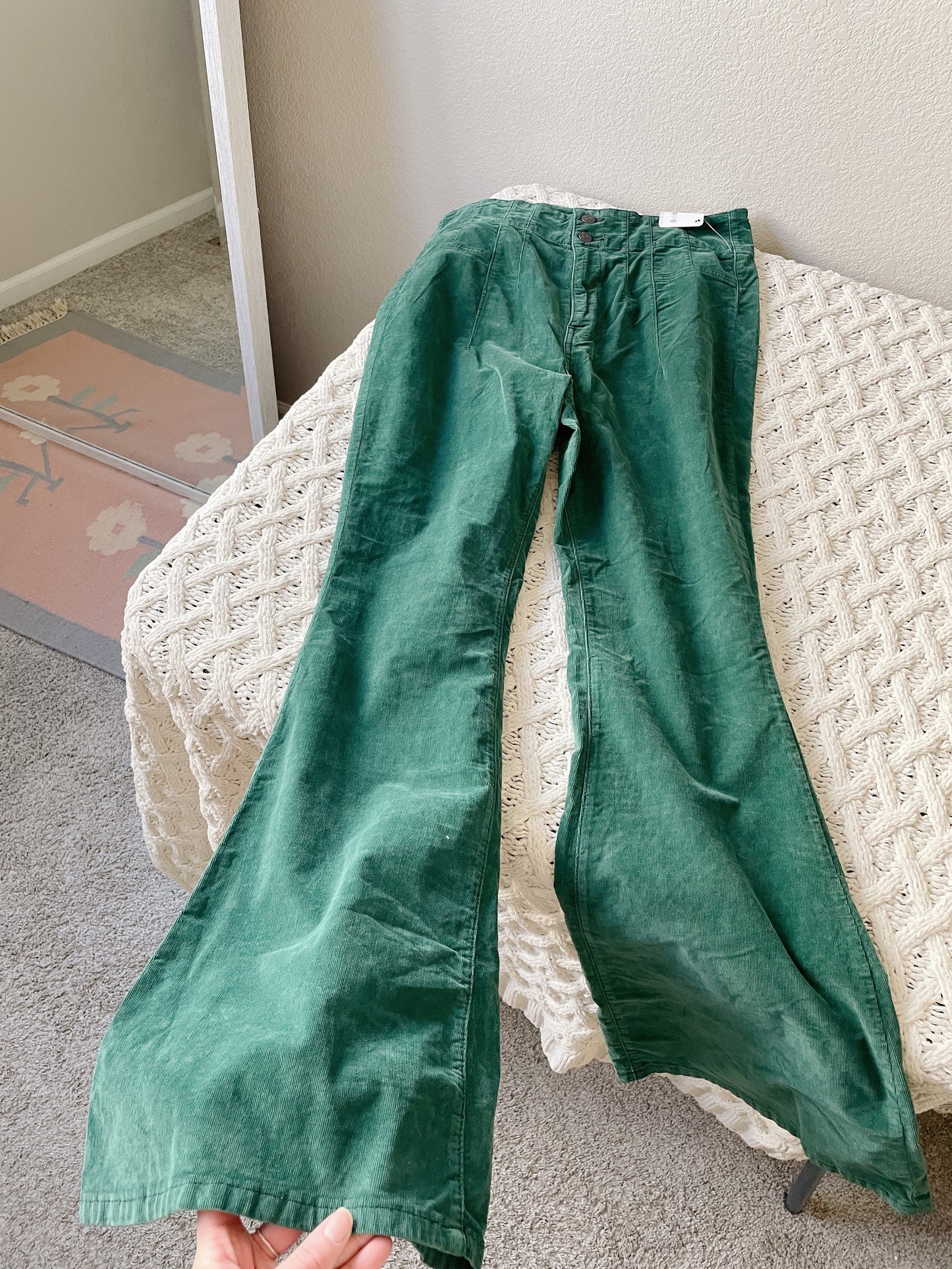 Free People Jayde Corduroy Flare Pants - NEW (32)