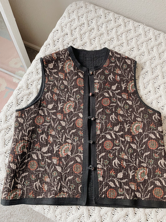 Quilted Reversible Vest (L)