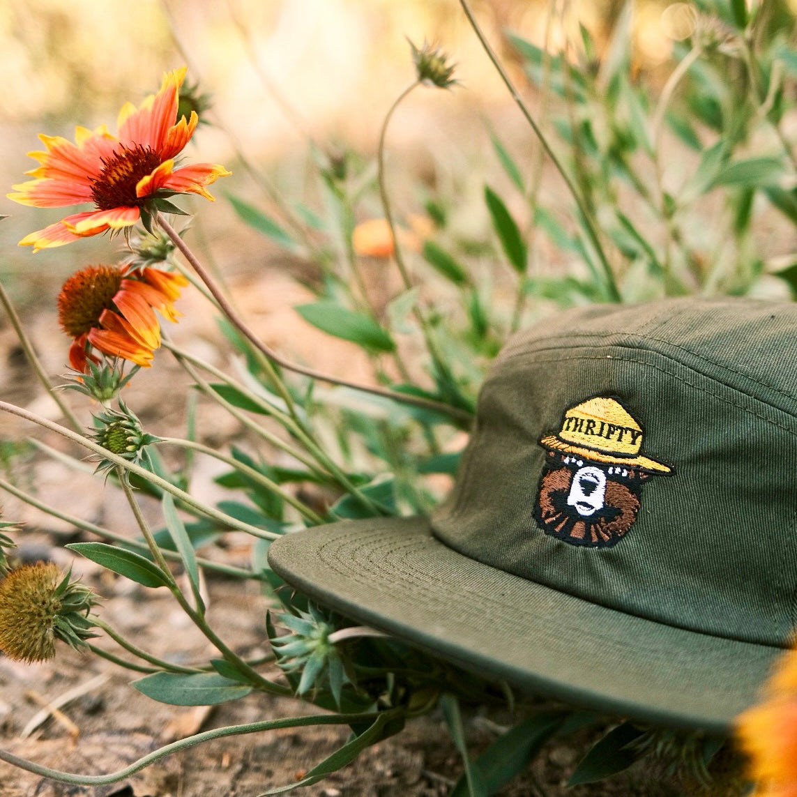 Thrifty the Bear Evergreen 5-Panel Hat