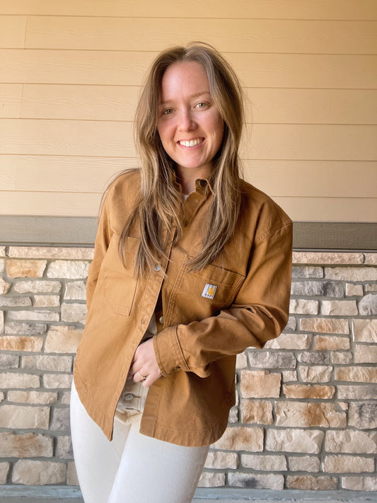 Carhartt Tan Canvas Jacket - NEW (S)
