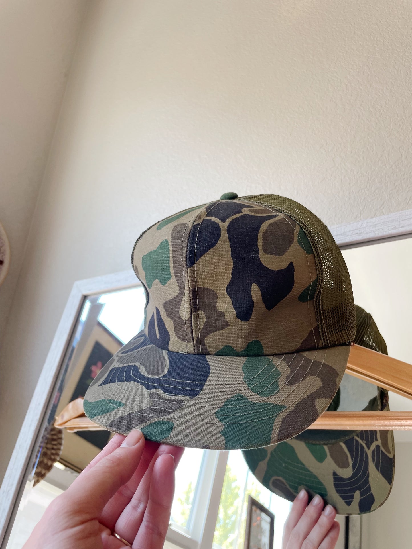 Vintage Camo Snapback Hat