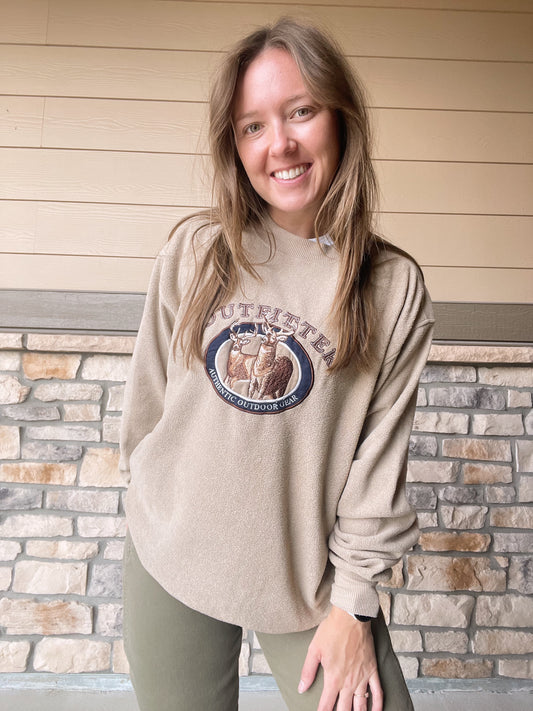 Vintage Deer Outfitters Crew (M)