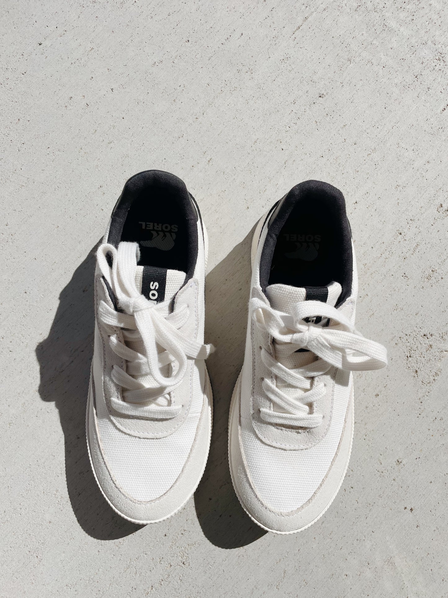 SOREL Cream Canvas Sneakers - NEW (Women's 7.5)
