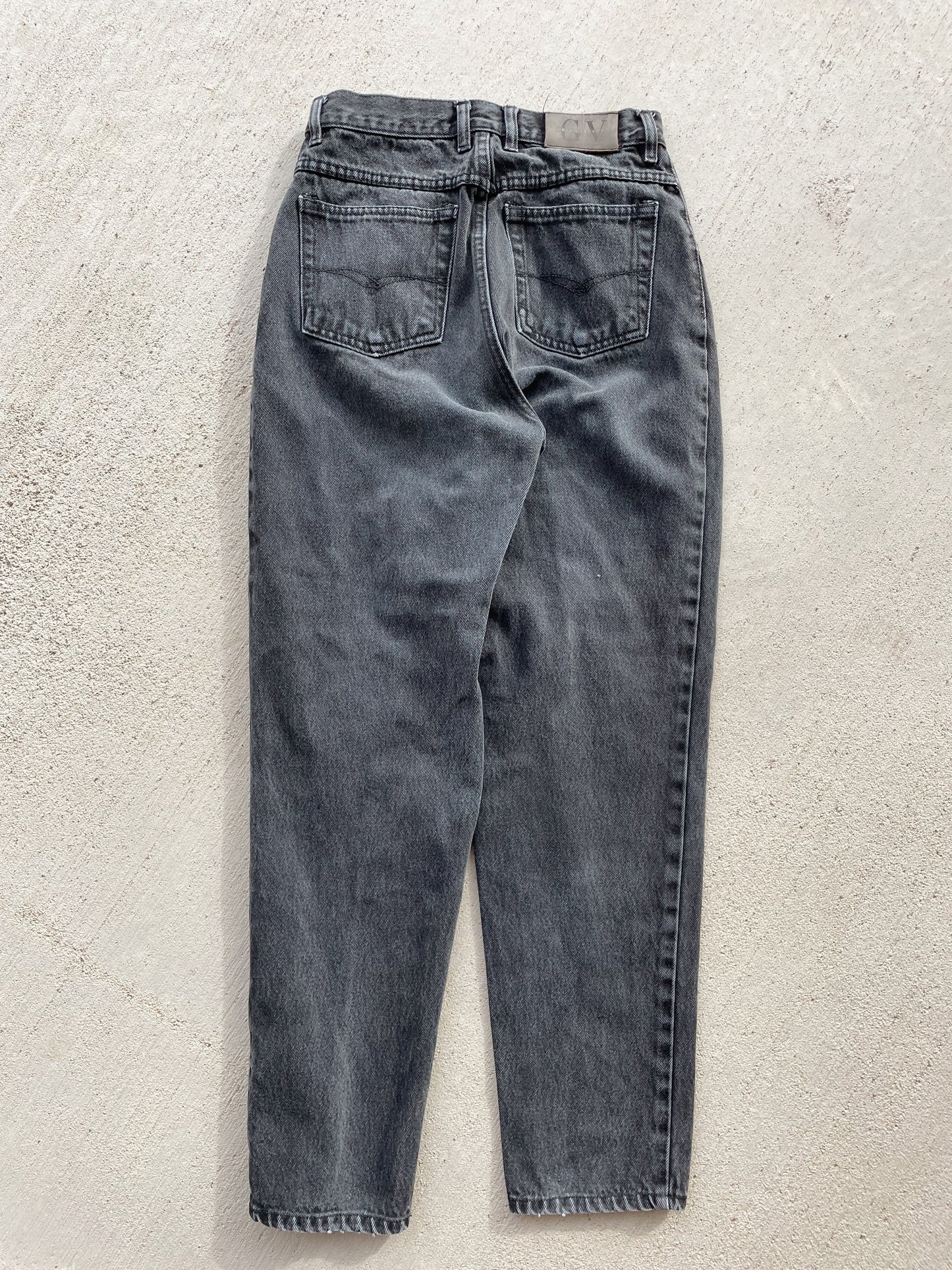 Vintage Black Tapered Leg Jeans (26)