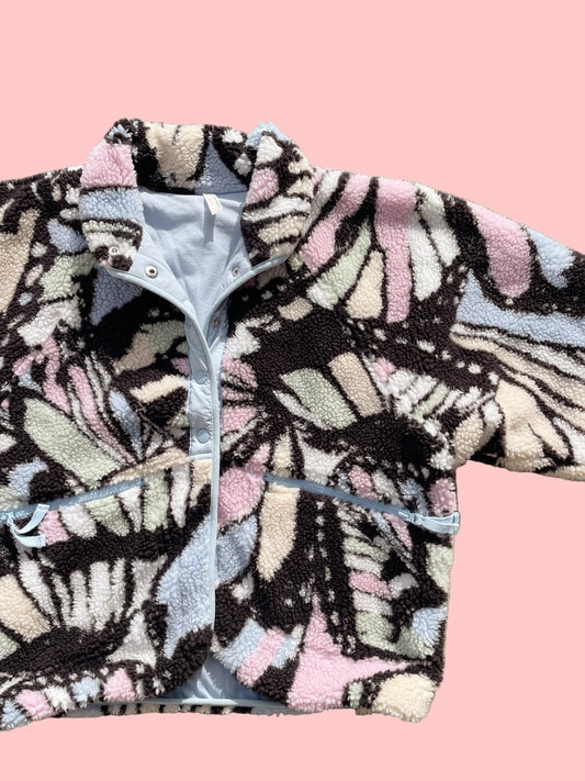 Free People Movement Hit The Slopes Patterned Fleece - (S)