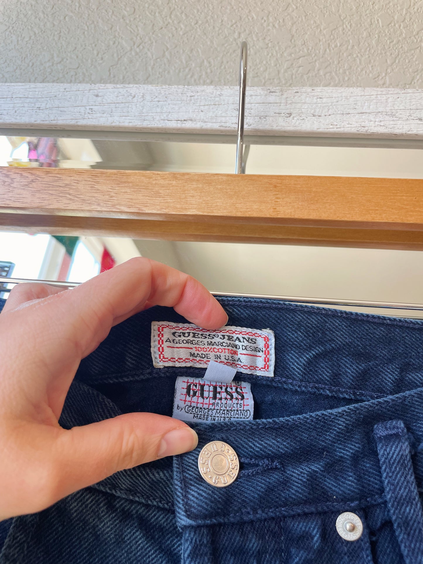 Vintage Guess Dark Wash Jorts (33)