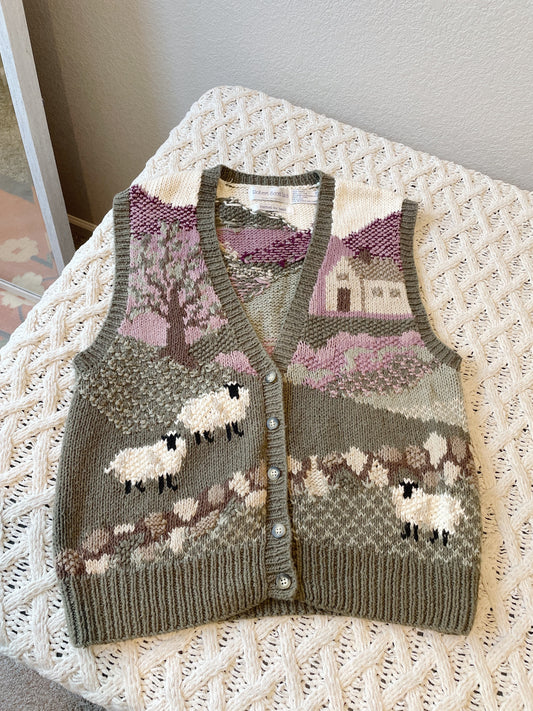 Vintage Lamb Vest (M)