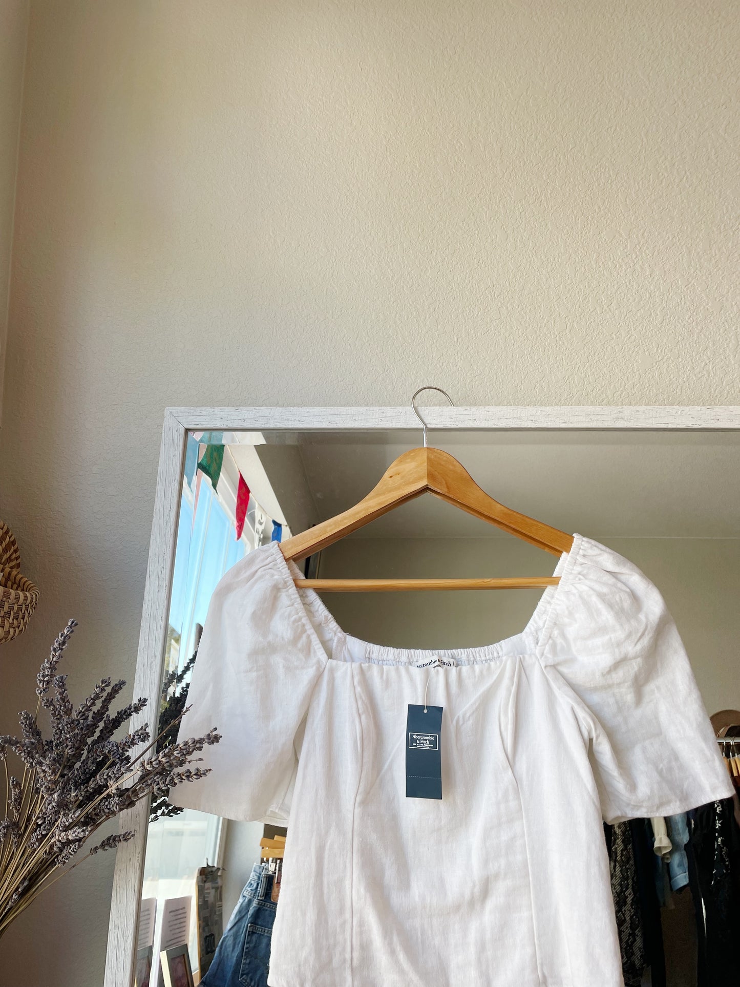 A&F Linen Blend Top - NEW (XS)