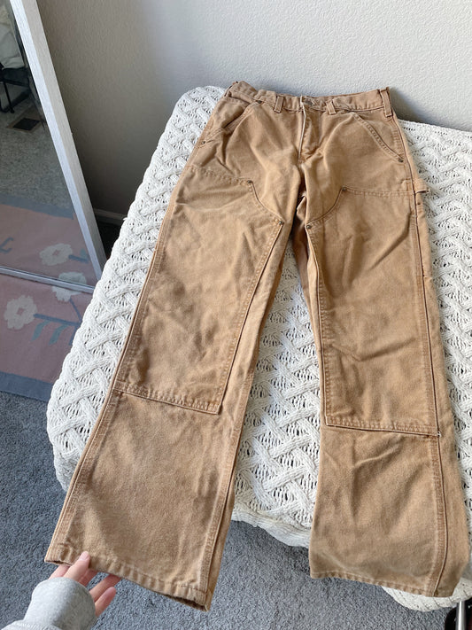 Carhartt Double Knee Canvas Pants (28)