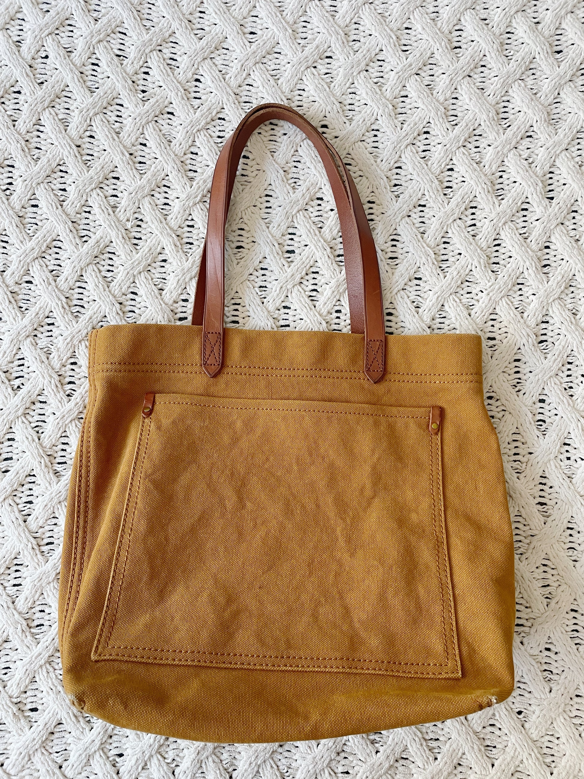 Totebag Madewell Canvas Madewell Canvas Tote Bag – Thrifts By Meems