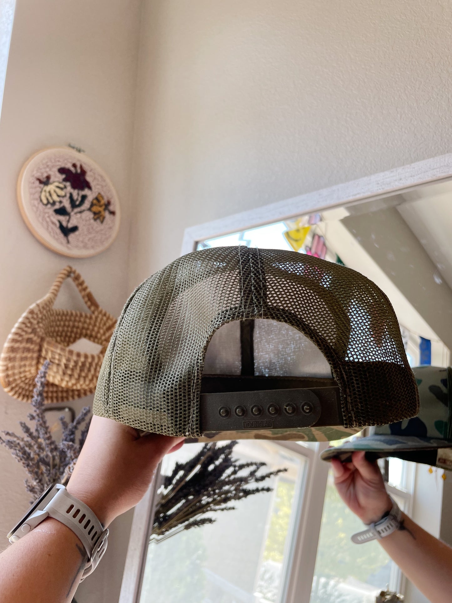 Vintage Camo Snapback Hat