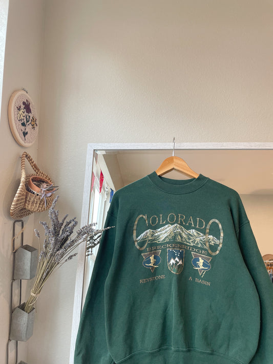Vintage Colorado Ski Crewneck (M/L)