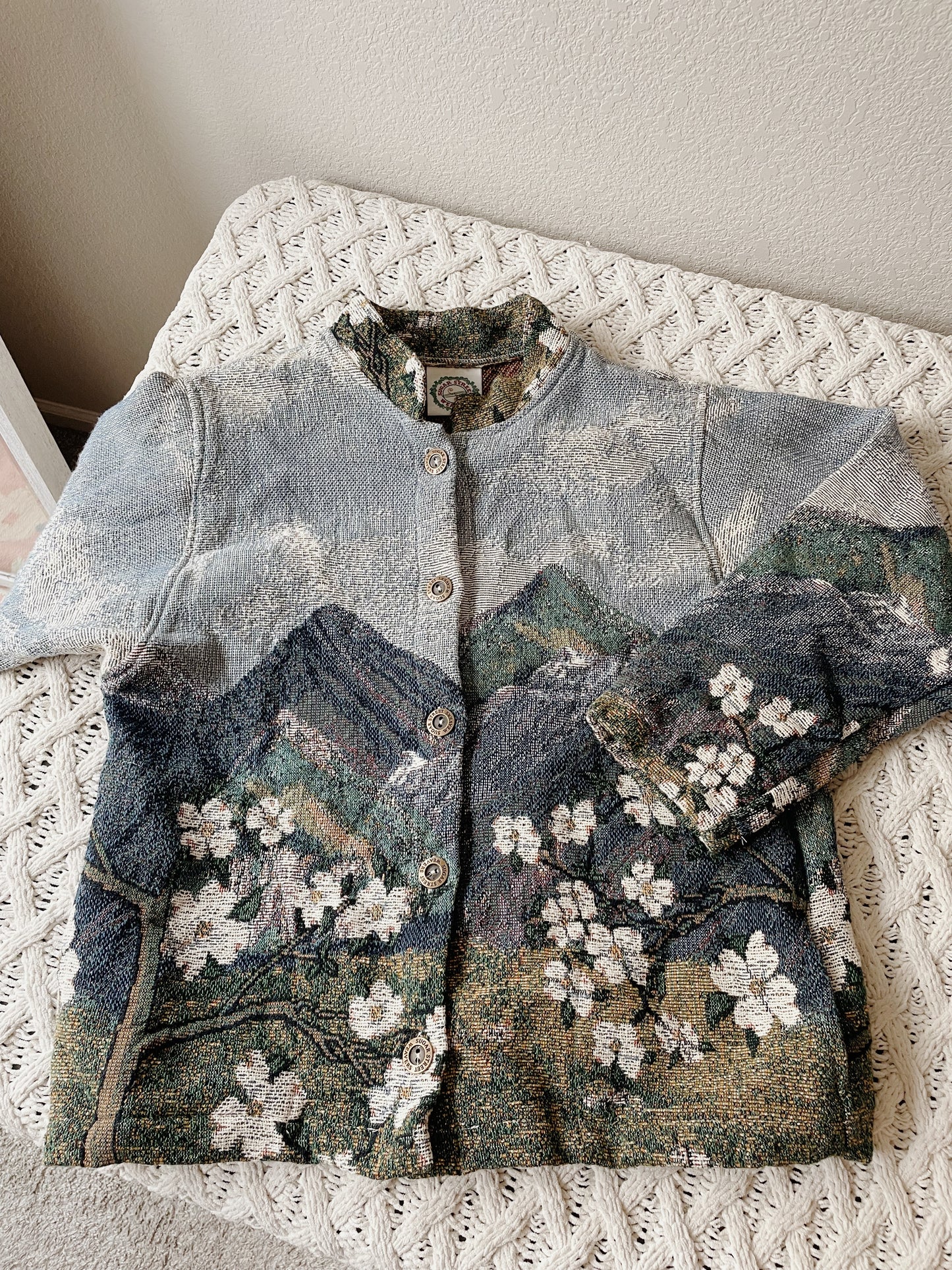 Vintage Sugar Street Tapestry Jacket (L)