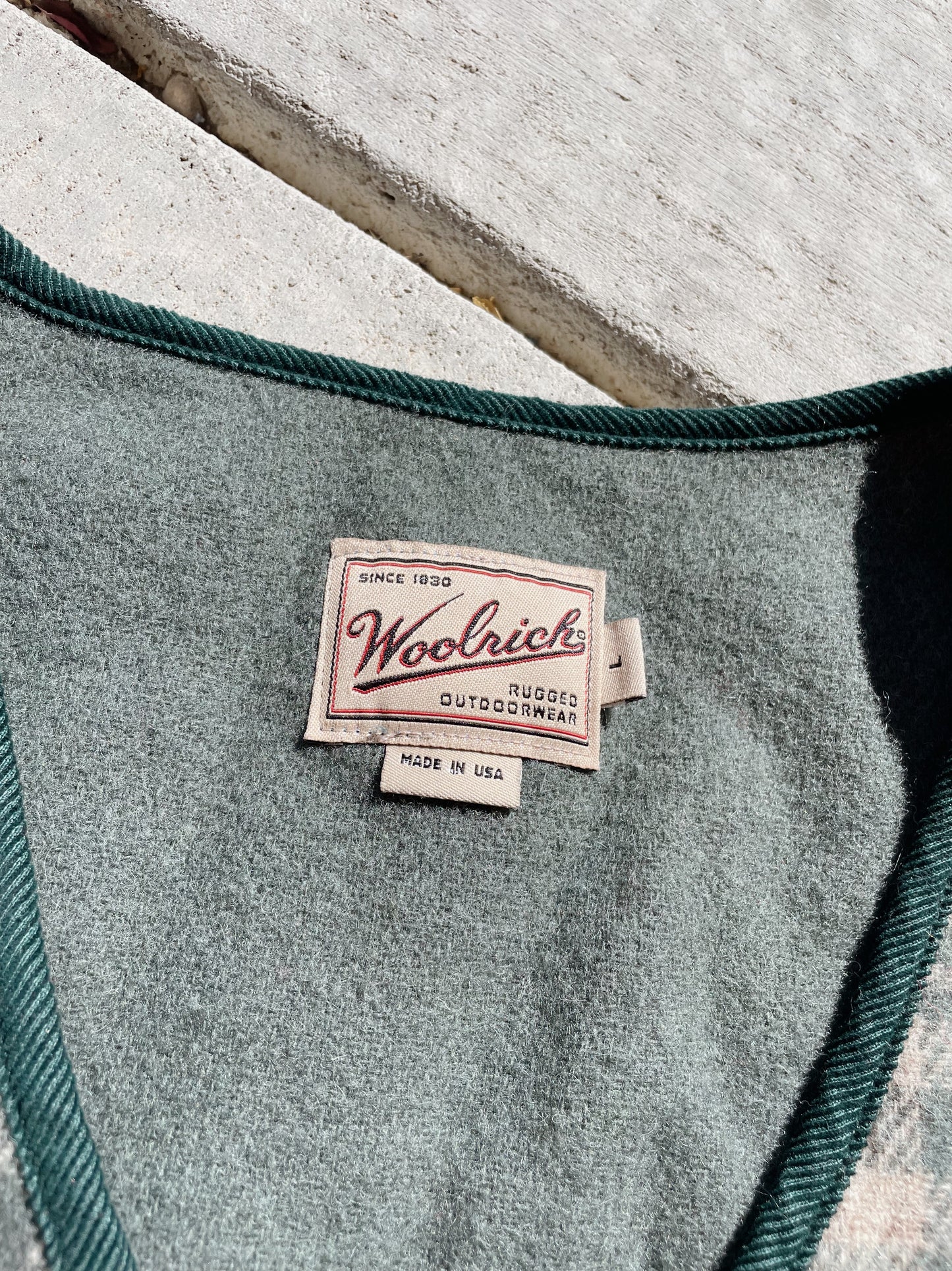 Vintage Woolrich Plaid Vest (M/L)