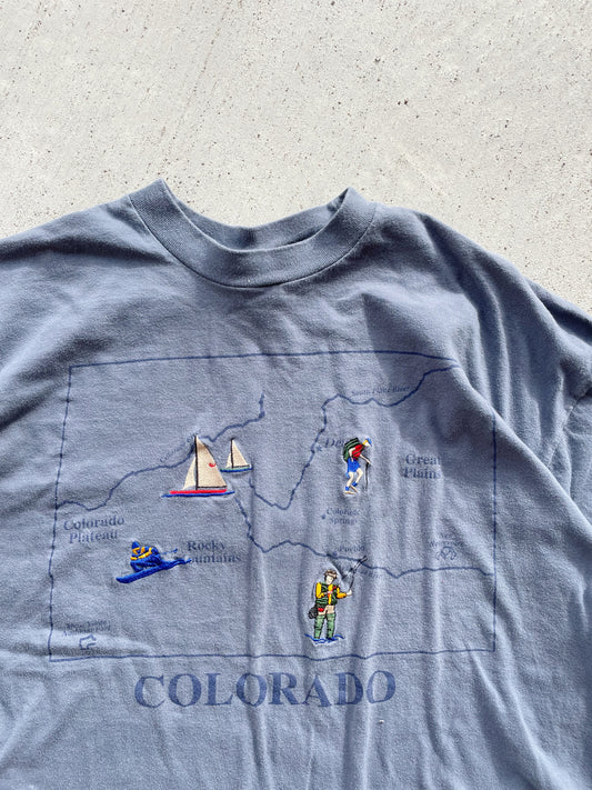 Vintage Colorado Embroidered Tee (XL)