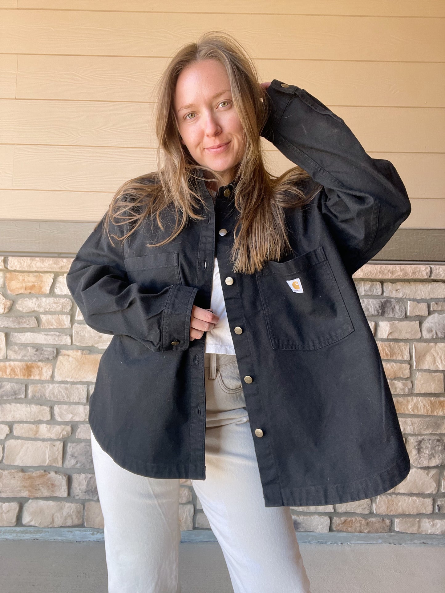 Carhartt Black Canvas Jacket - NEW (XXL)