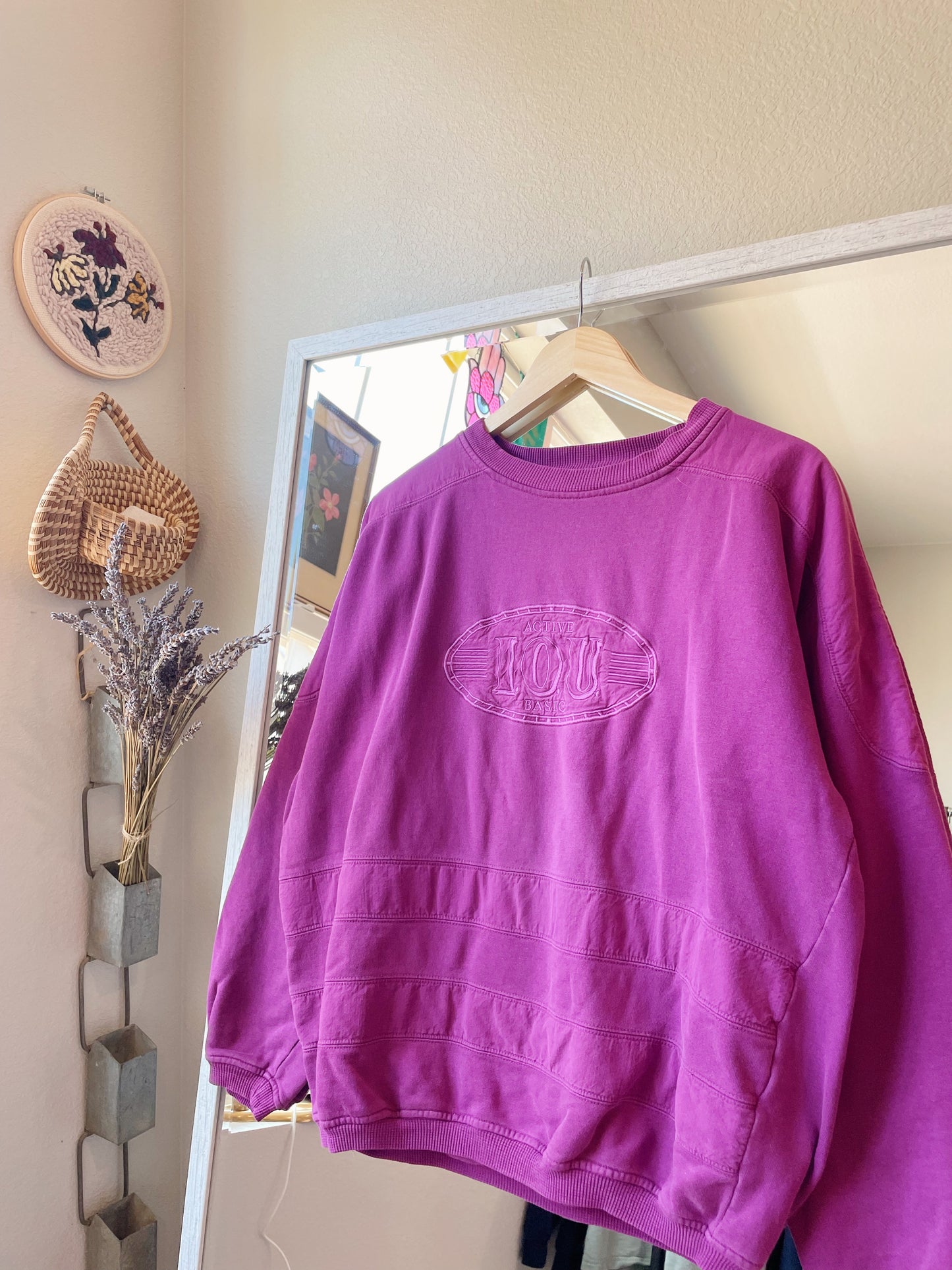 Vintage Purple Crew (L)