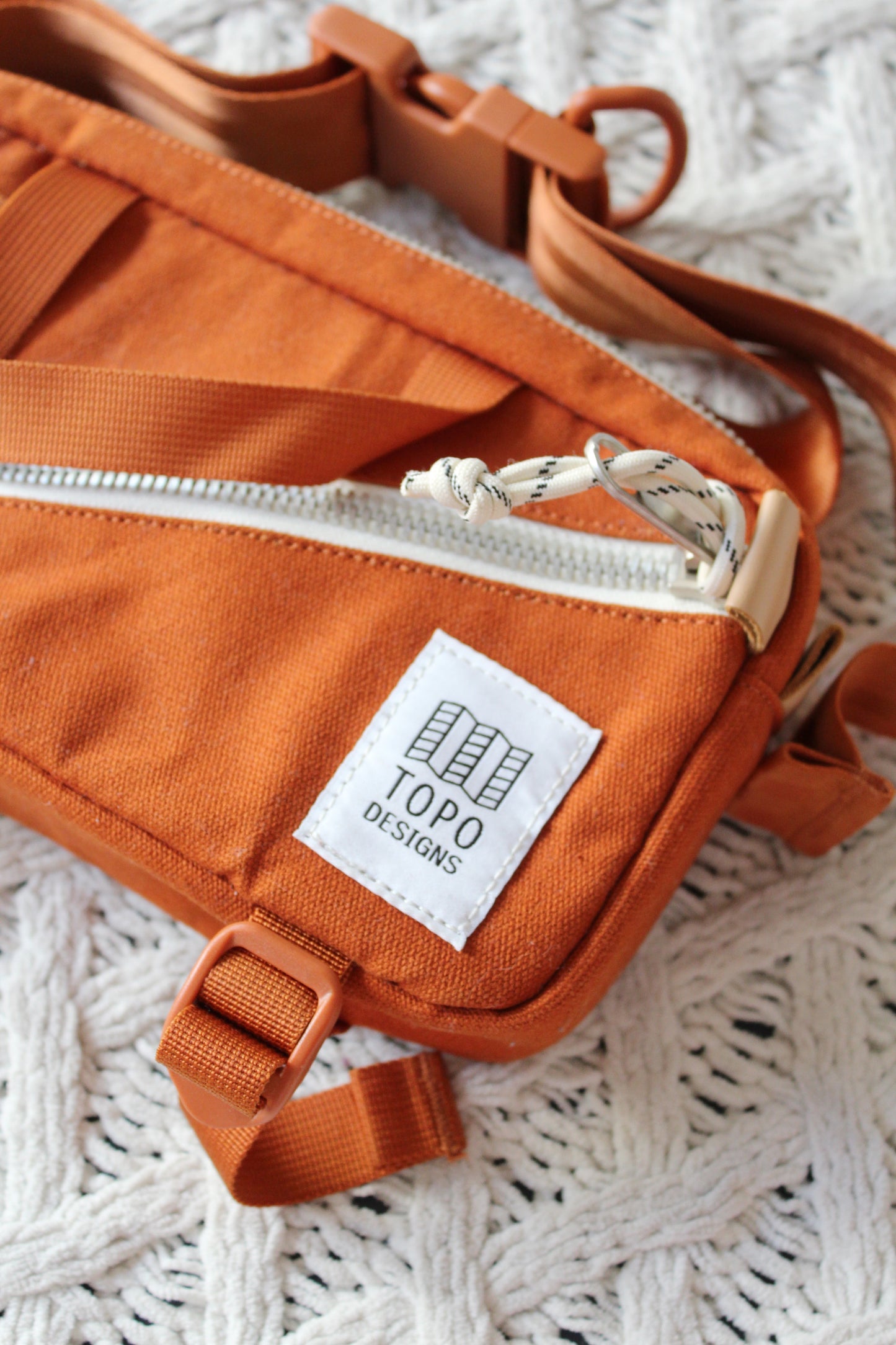 Topo Designs Burnt Orange Sling Bag