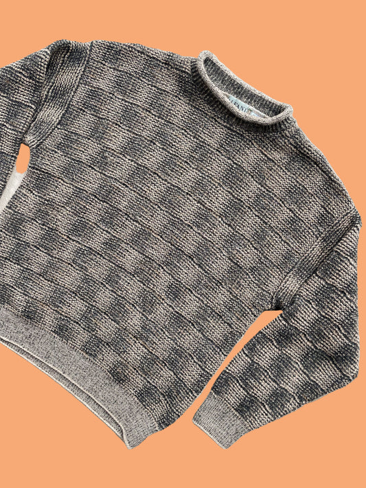 Vintage Alfani Wool Blend Roll Neck Sweater (M)