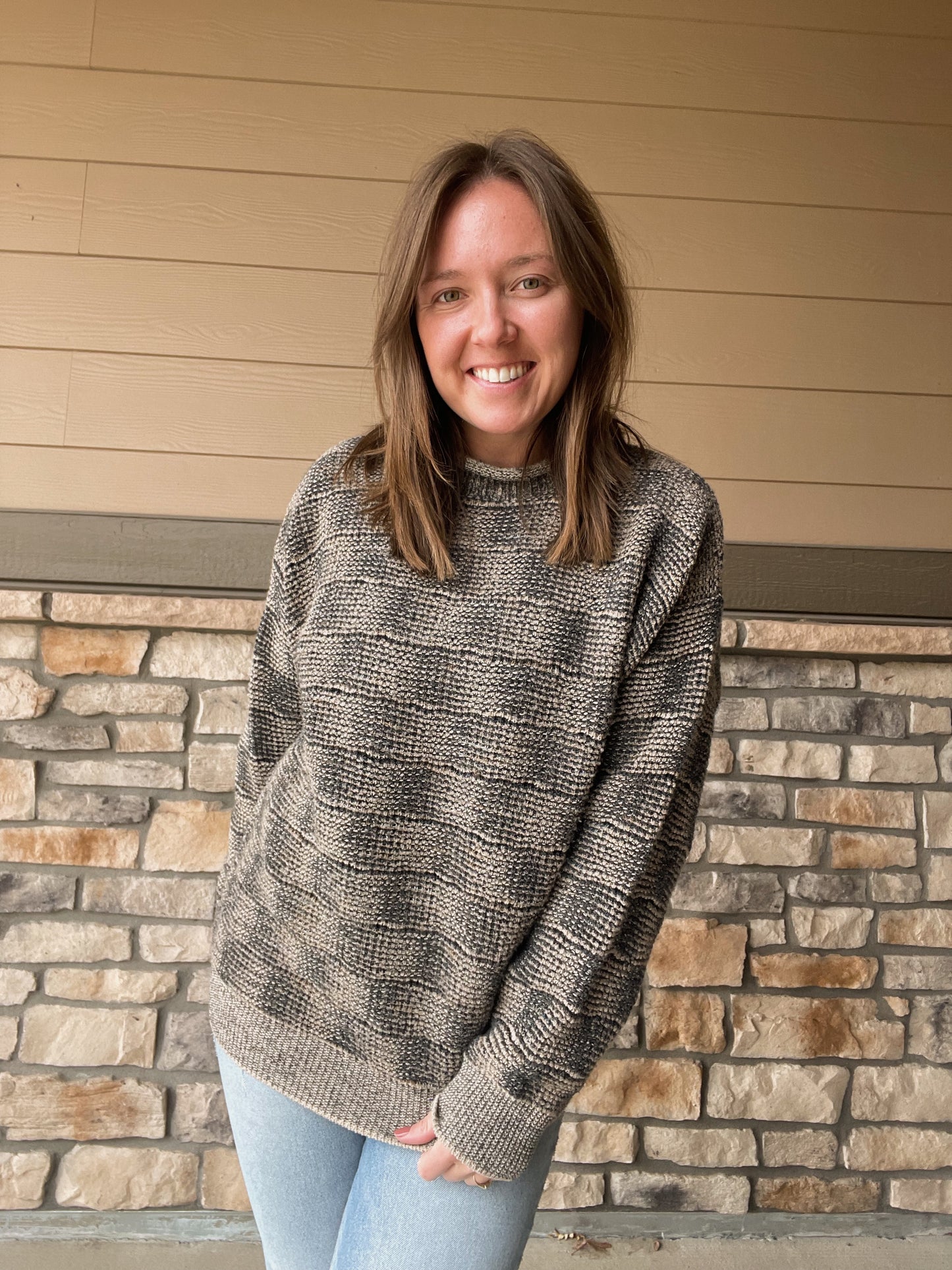 Vintage Alfani Wool Blend Roll Neck Sweater (M)