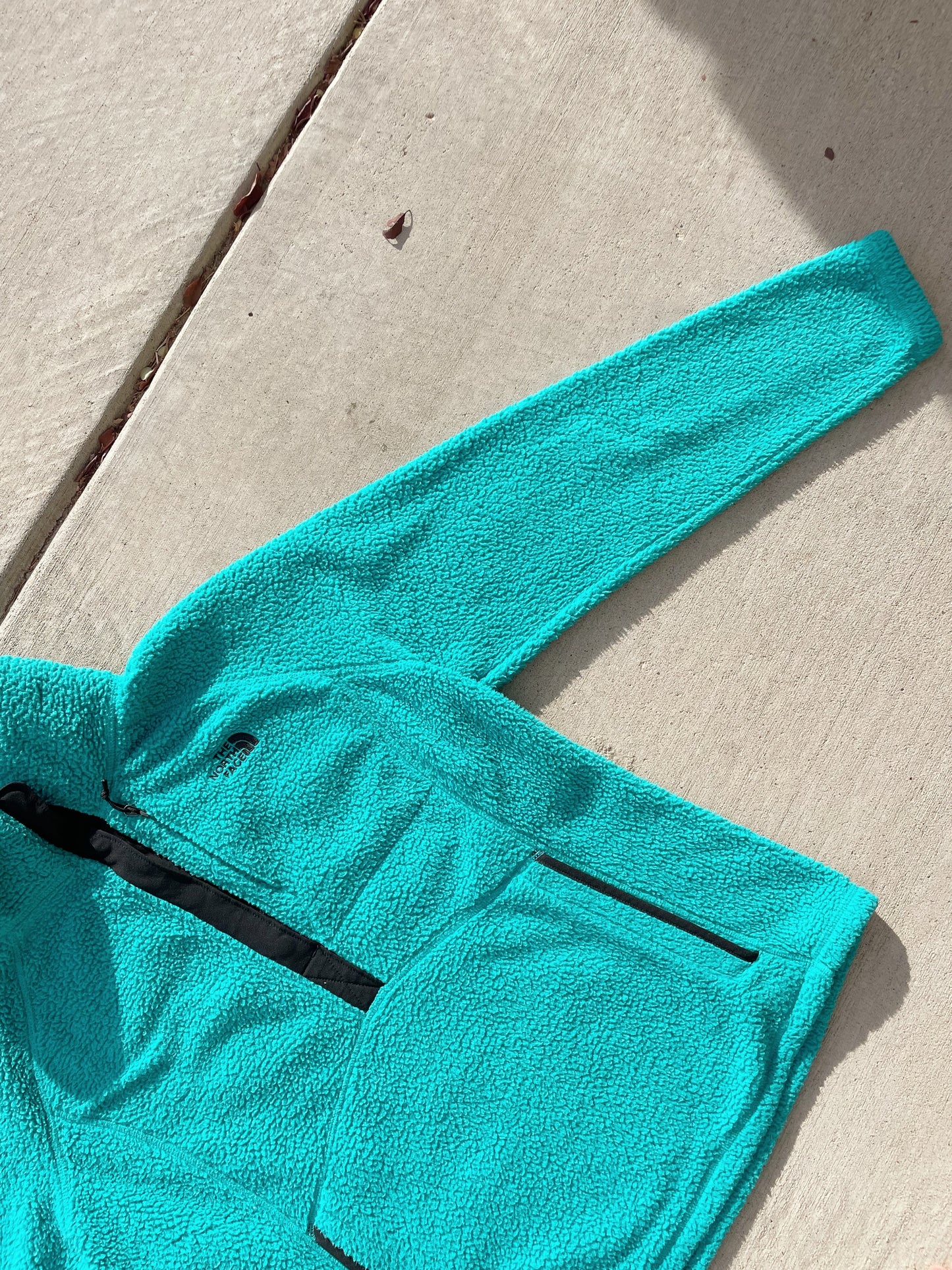 North Face Teal Fleece (Women's L/XL)