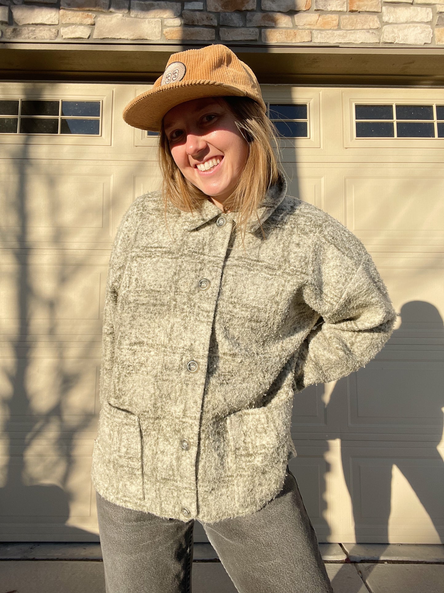 Vintage Columbia Fleece Shacket (Women's L)