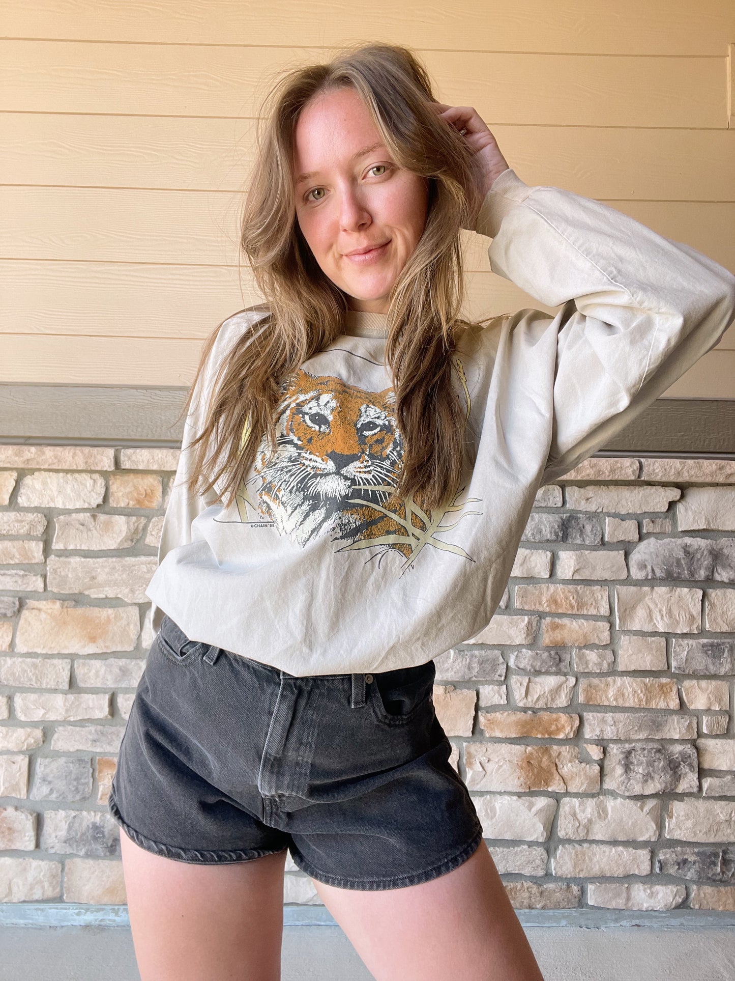 Vintage 1988 Tiger Crew (M)