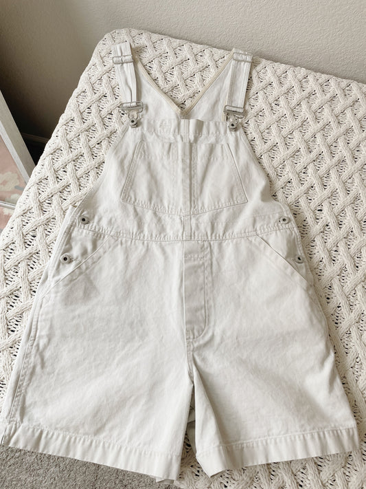 Vintage Cream Gap Shortalls (M)