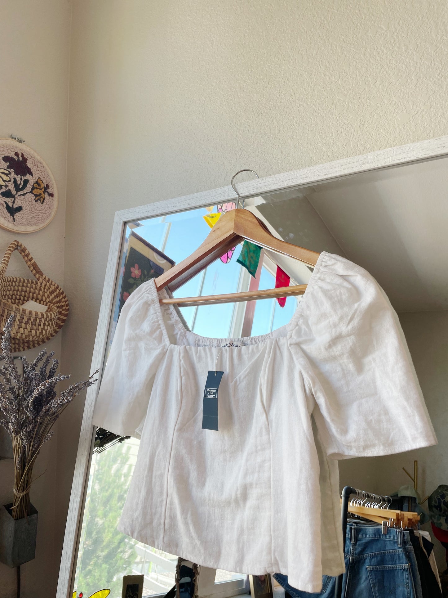 A&F Linen Blend Top - NEW (XS)
