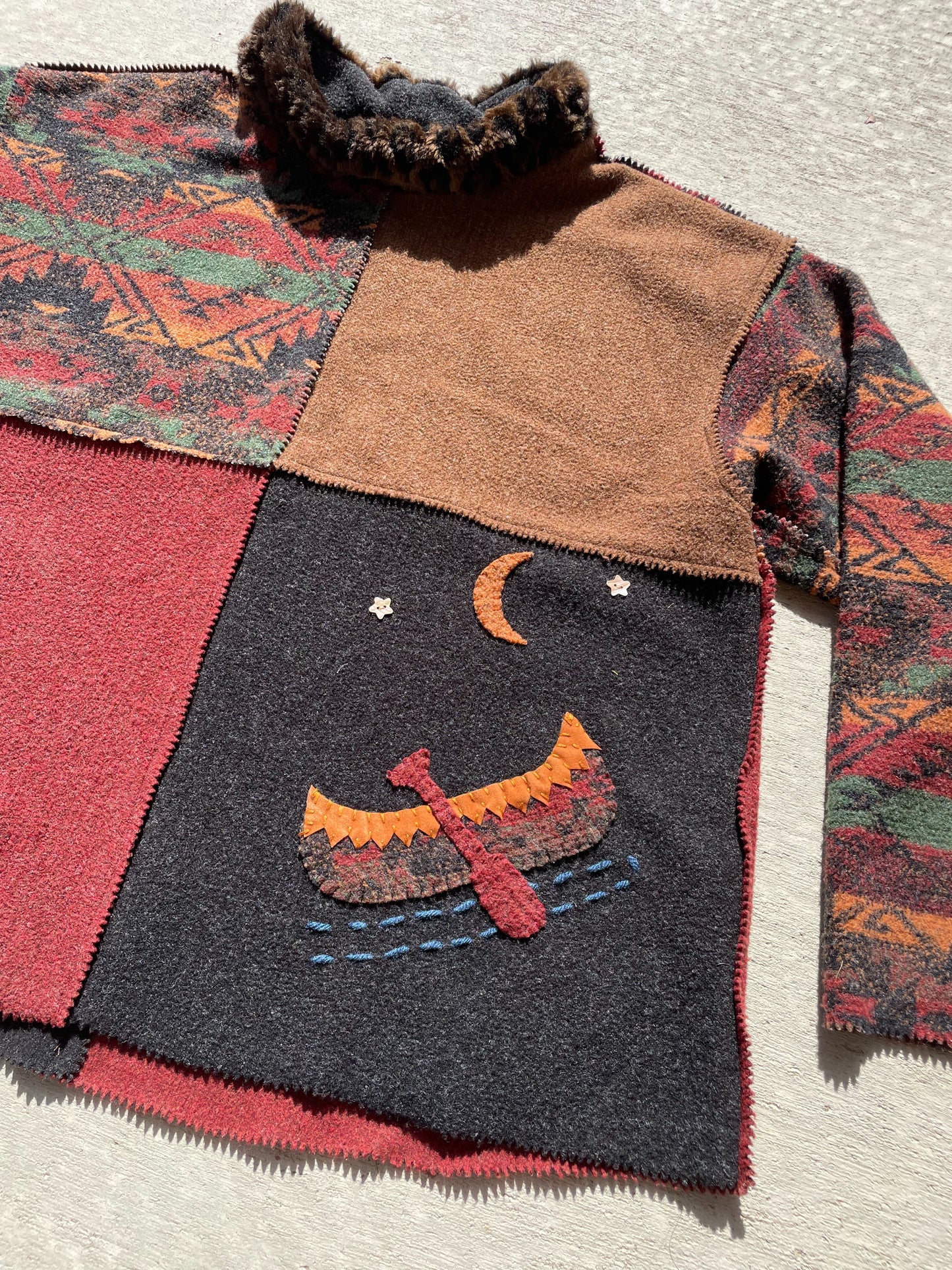 Vintage Tasha Polizzi Canoe Pullover (L/XL)