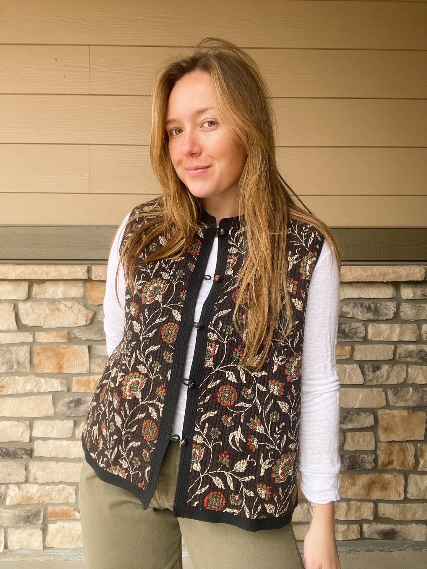 Quilted Reversible Vest (L)