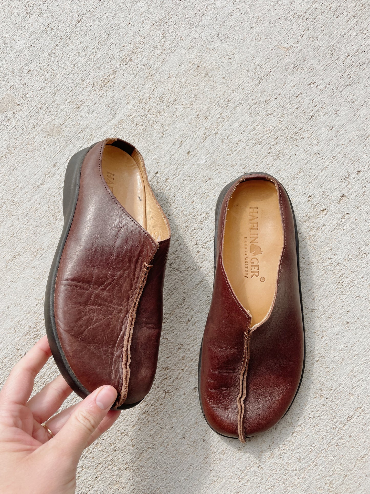 Haflinger Leather Clogs (Women's 6)