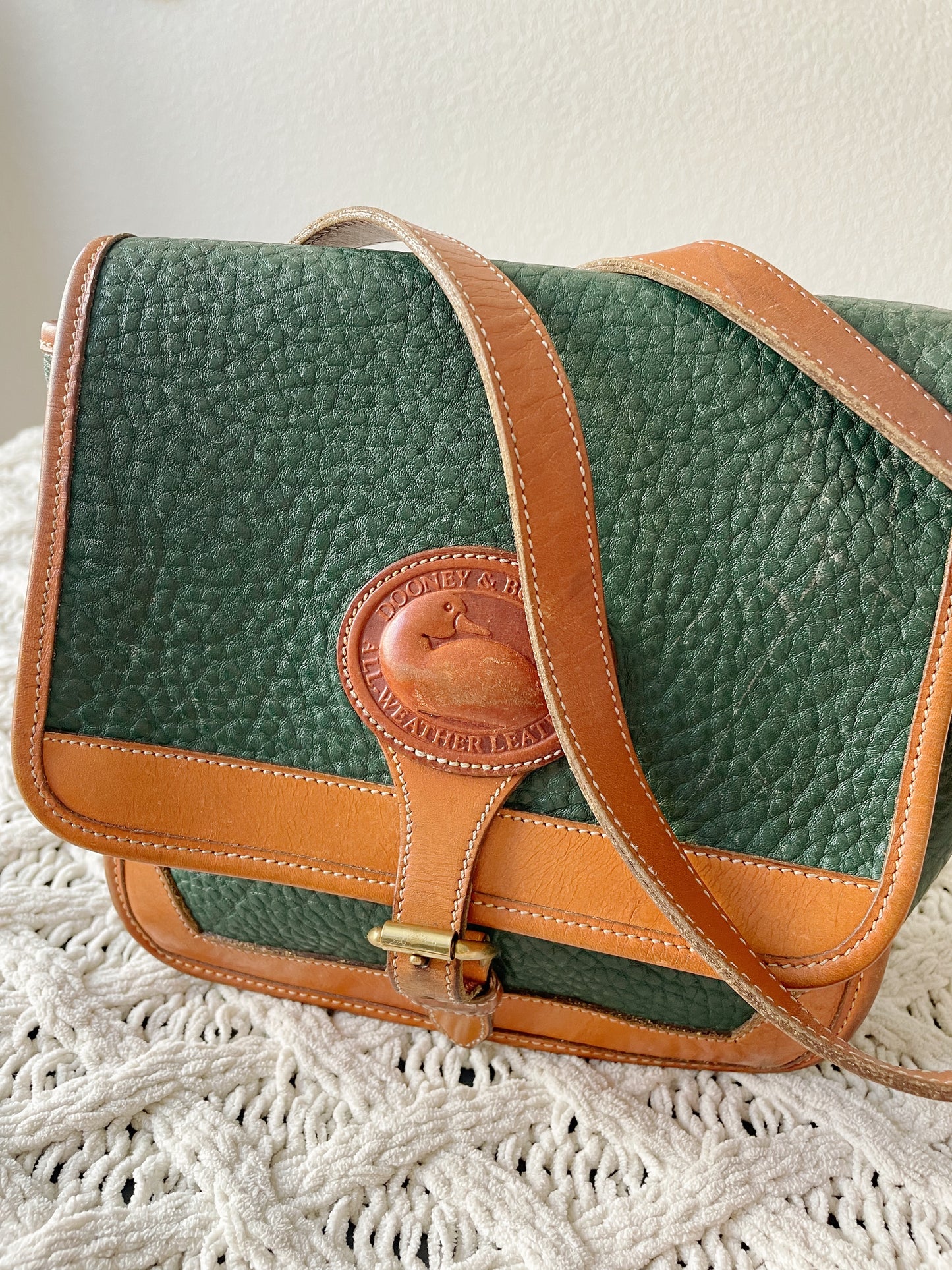 Vintage Dooney & Bourke Green Purse