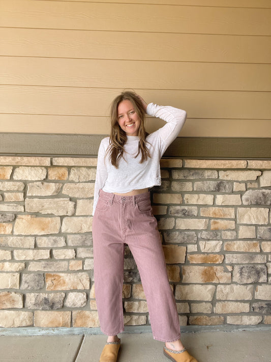Levi's Made & Crafted Barrel Crop Jeans - NEW (32)