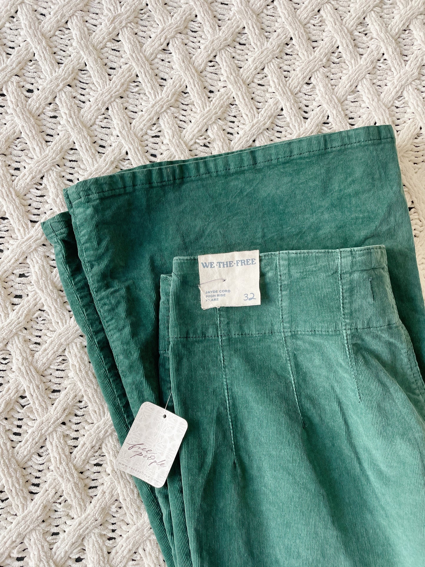 Free People Jayde Corduroy Flare Pants - NEW (32)