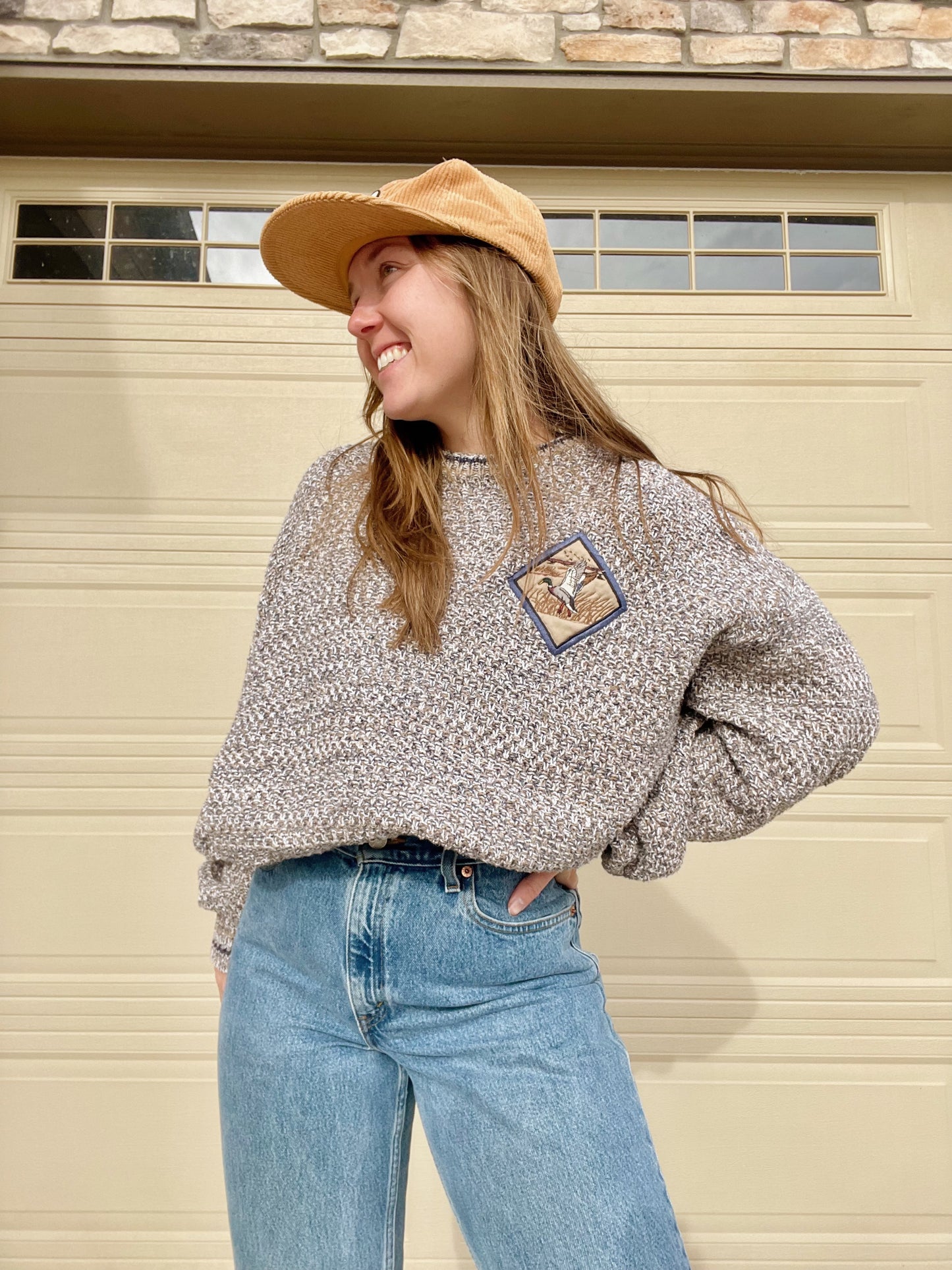 Vintage Duck Sweater (XL)