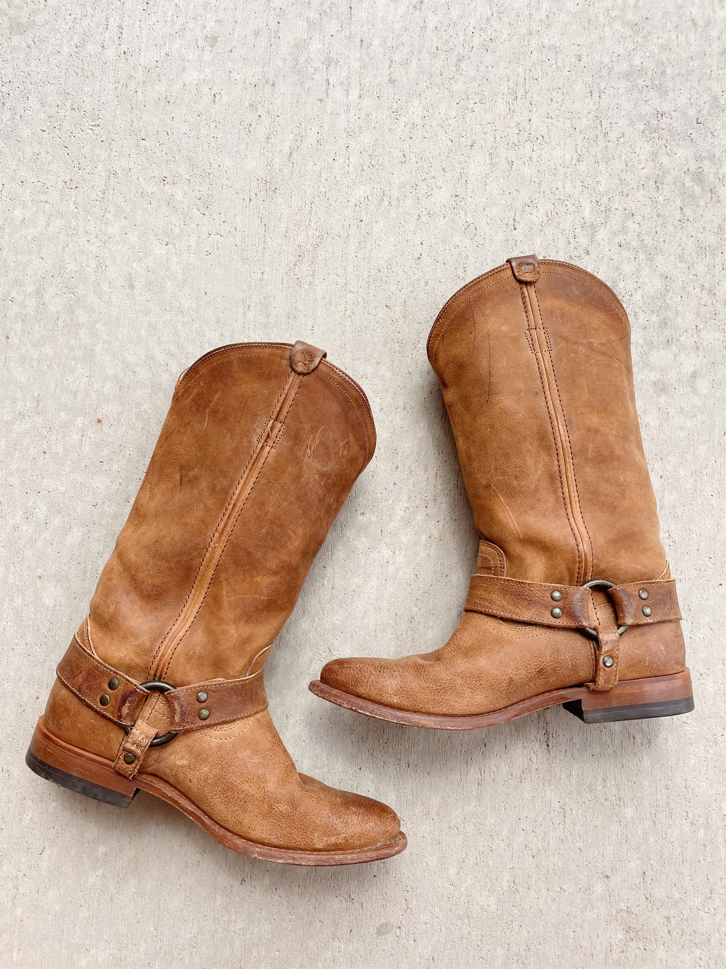 Vintage Frye Harness Boots (Women's 7)