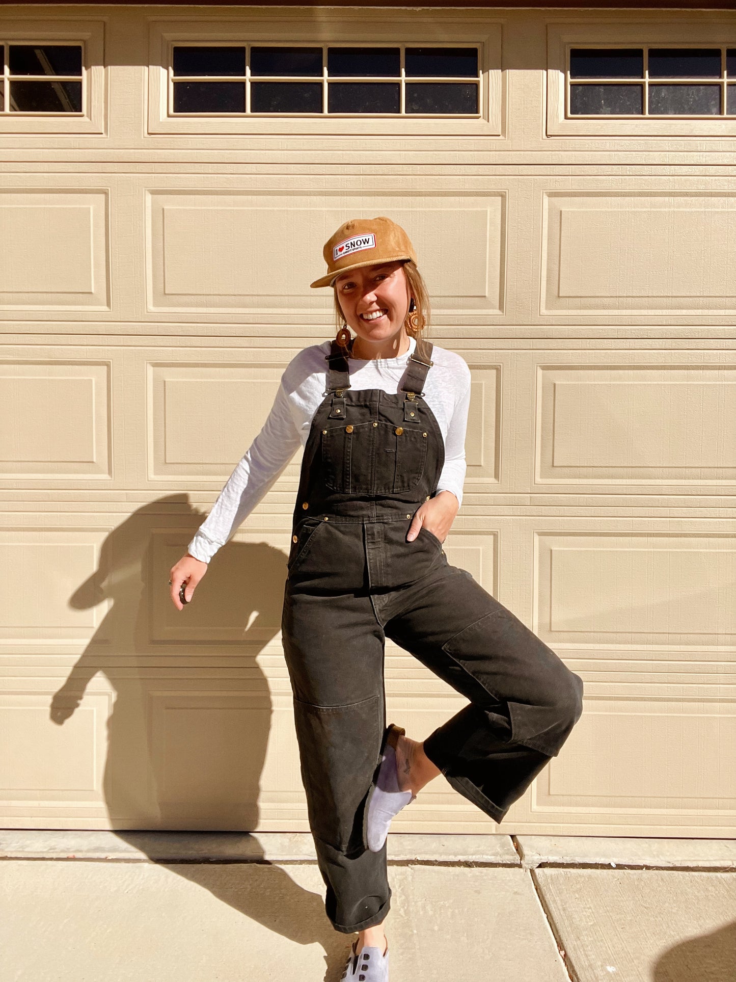 Carhartt Black Double Knee Overalls (S)