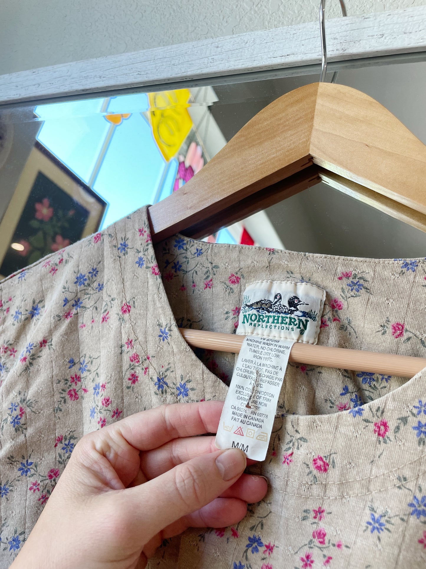 Vintage Northern Reflections Floral Tee (M)