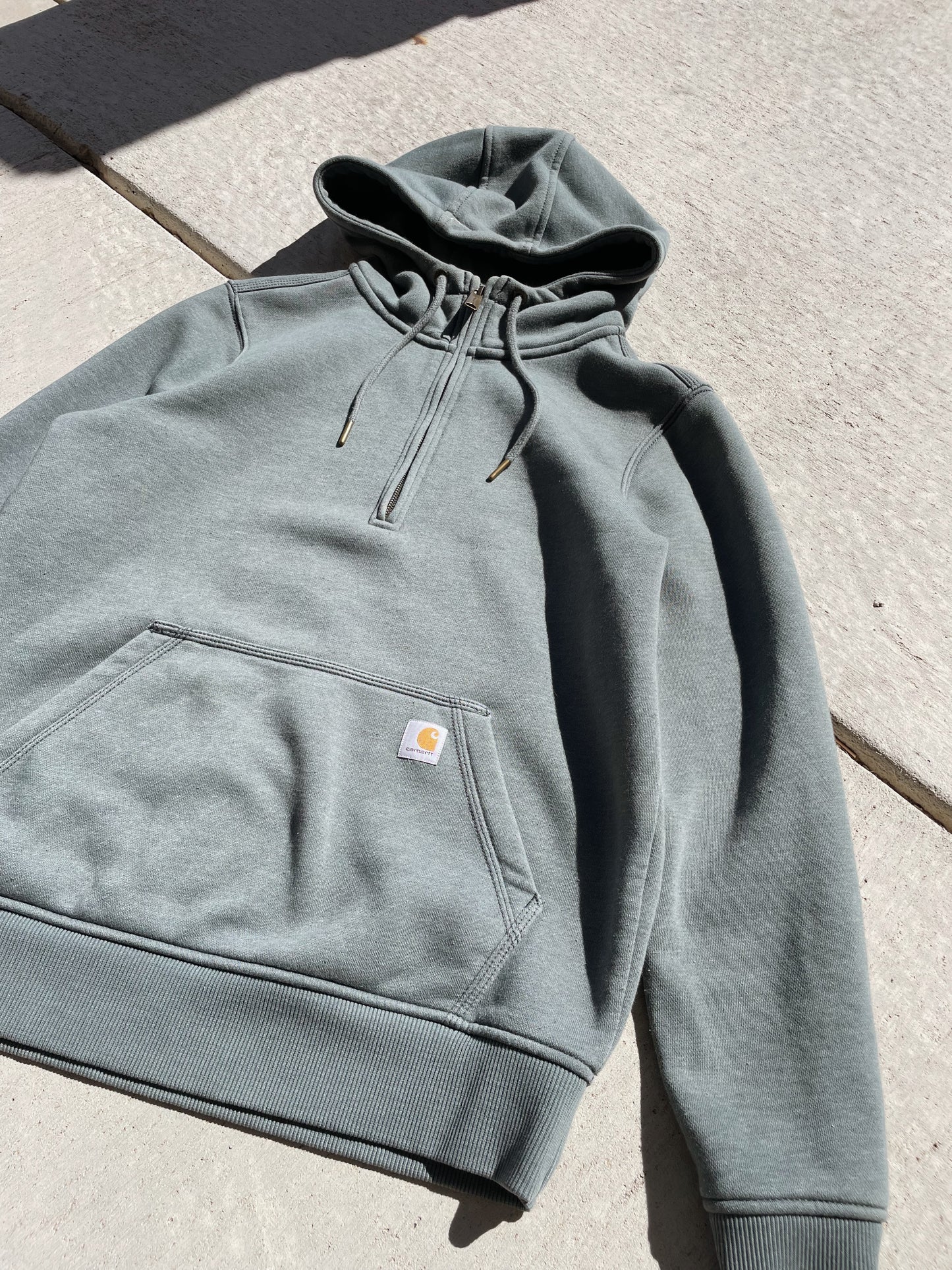 Carhartt 1/4 Zip Hoodie (Women's M)