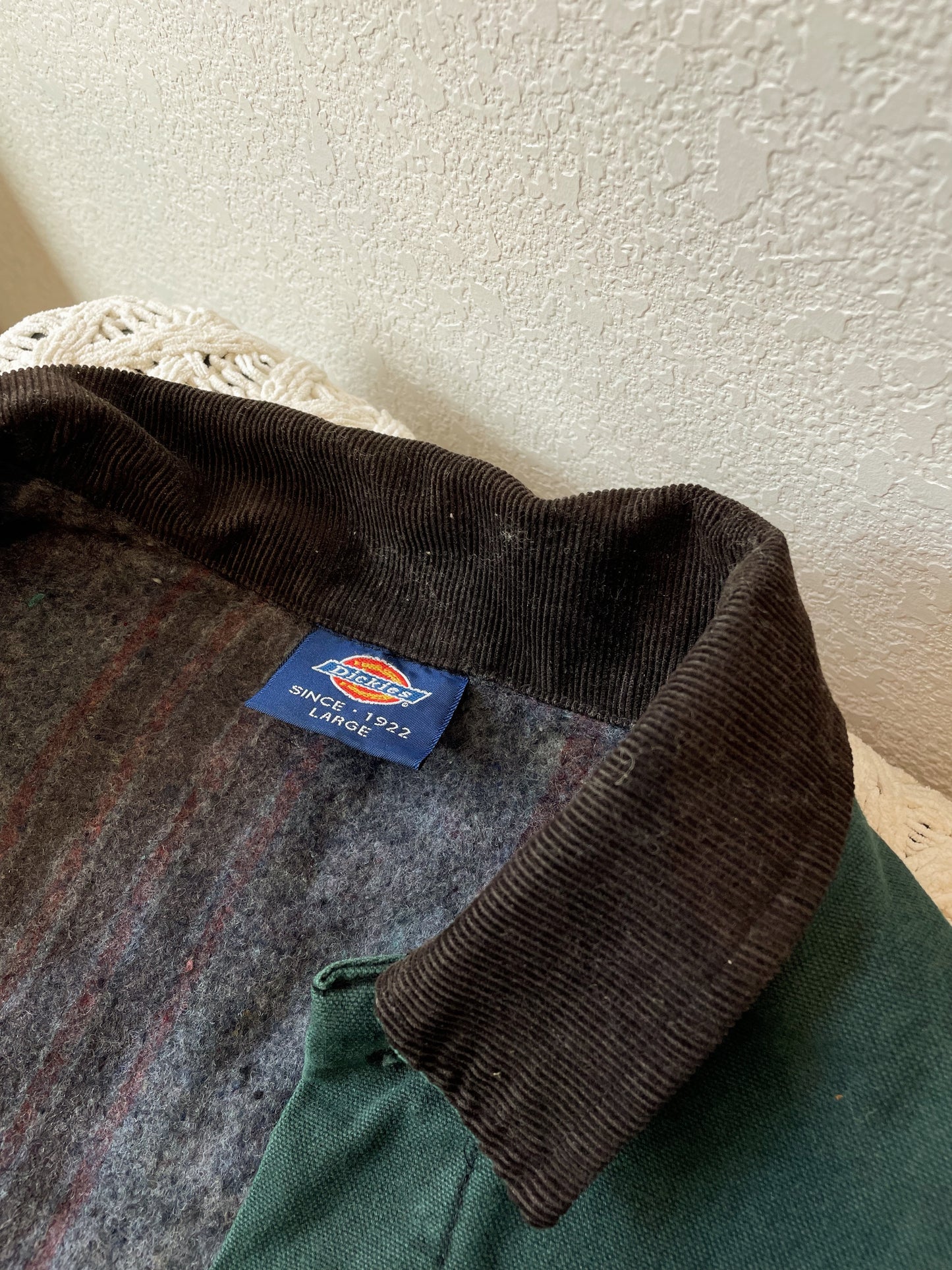 Vintage Dickies Blanket Lined Canvas Jacket (L)