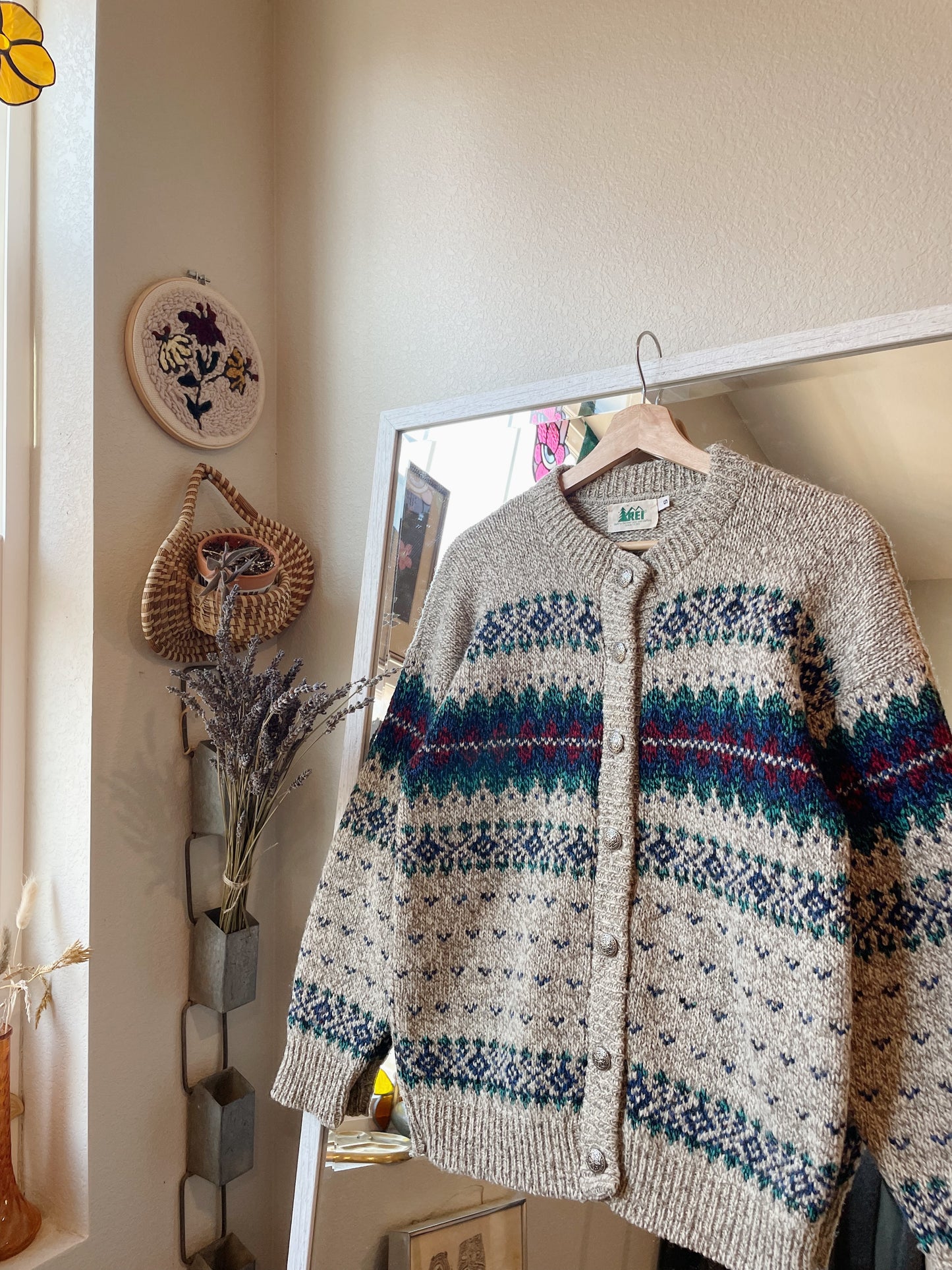 Vintage REI Wool Cardigan (S)