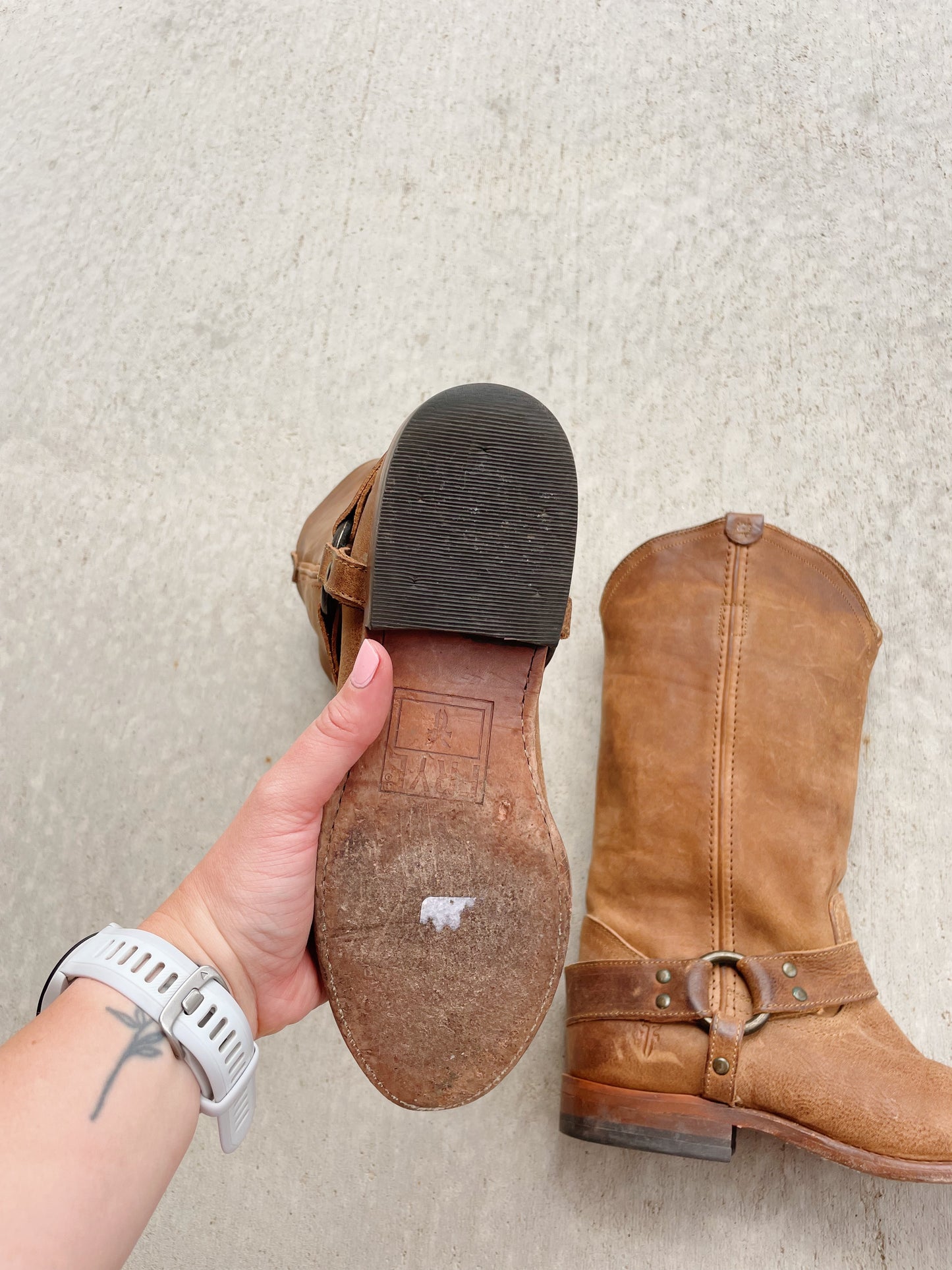 Vintage Frye Harness Boots (Women's 7)